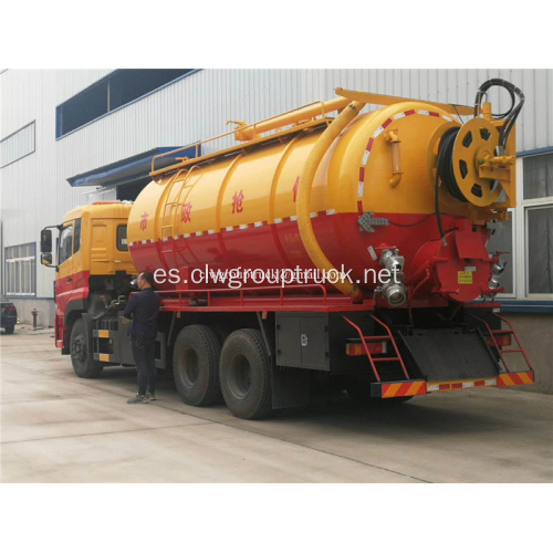 Camión de succión de aguas residuales 8x4 Dongfeng 25000 litros para la venta